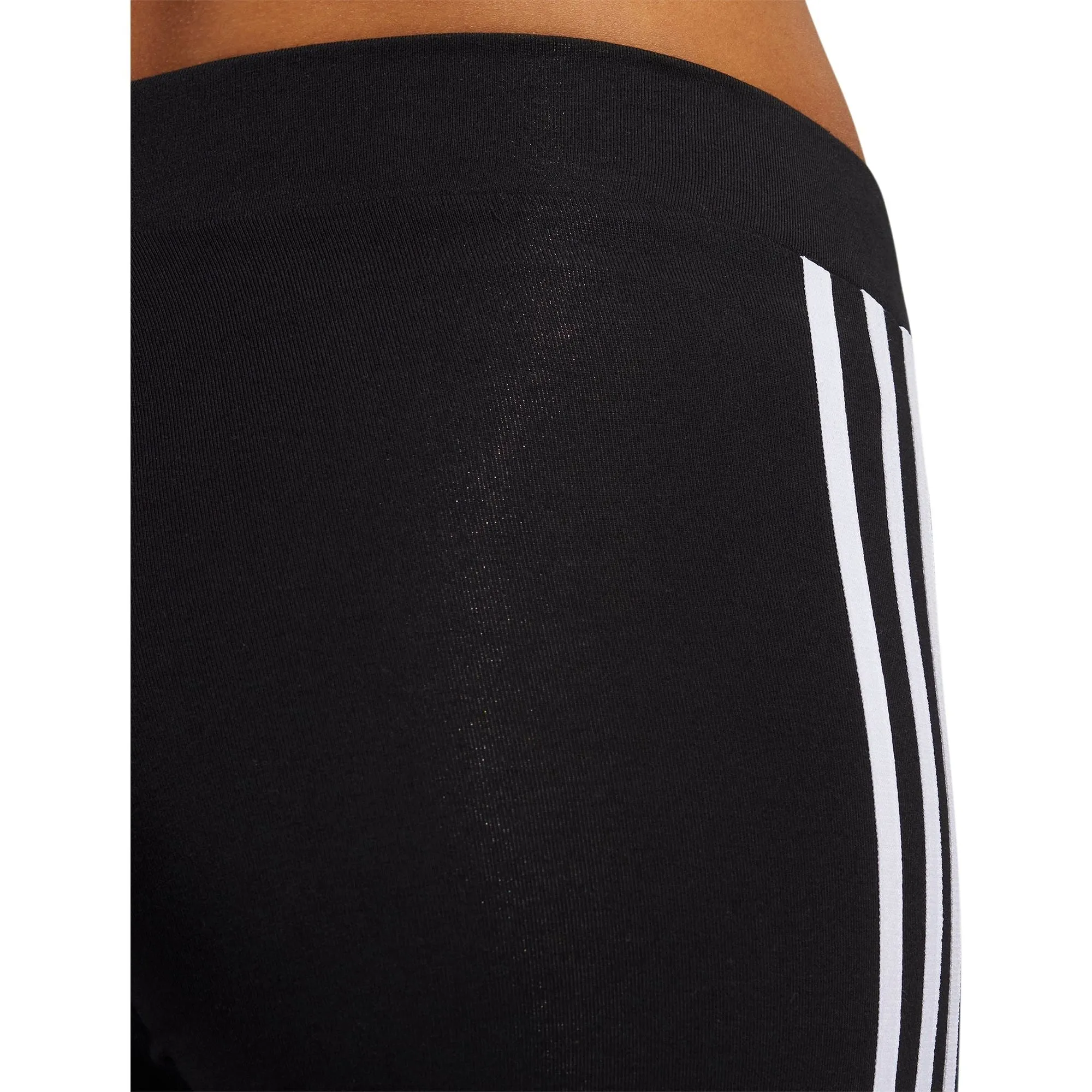 adidas Adicolour Classic 3 Stripes Womens Long Training Tights - Black Contoured Feel Cozy Basics