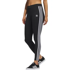 adidas Adicolour Classic 3 Stripes Womens Long Training Tights - Black School Sports For Teens