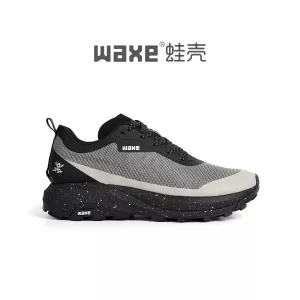 Waxe 095 Dyneema Carbon Plated Trail Running Shoes (Celestial Black) Taped Seam Reinforcement
