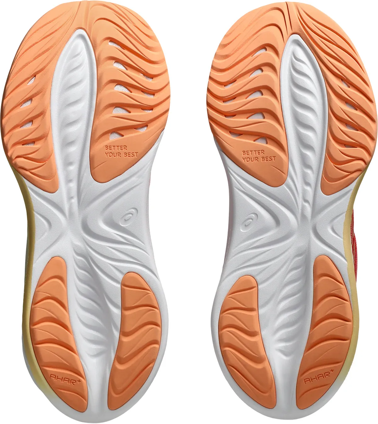Anti Odor Tech toe - box roomy shoes Asics Gel Cumulus 26 GS Junior Running Shoes - Orange