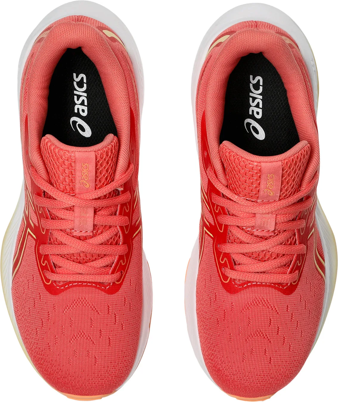 Asics Gel Cumulus 26 GS Junior Running Shoes - Orange replaceable insole shoes