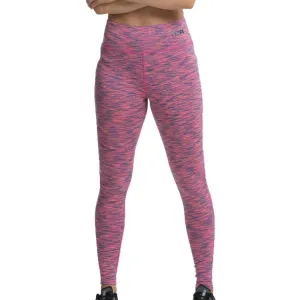 TCA SpaceKnit Premium Womens Long Running Tights - Pink No Bulk