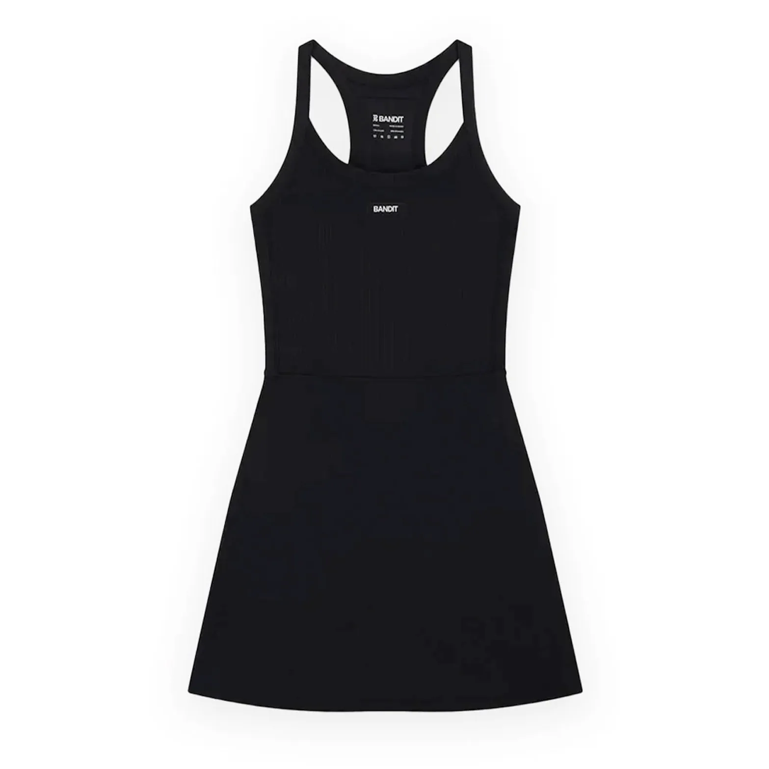 Virtual Mode Saga Fit Women's Cadence Scoop Neck Run Dress Black