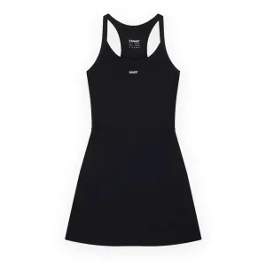 Open-back seams Women's Cadence Scoop Neck Run Dress Black