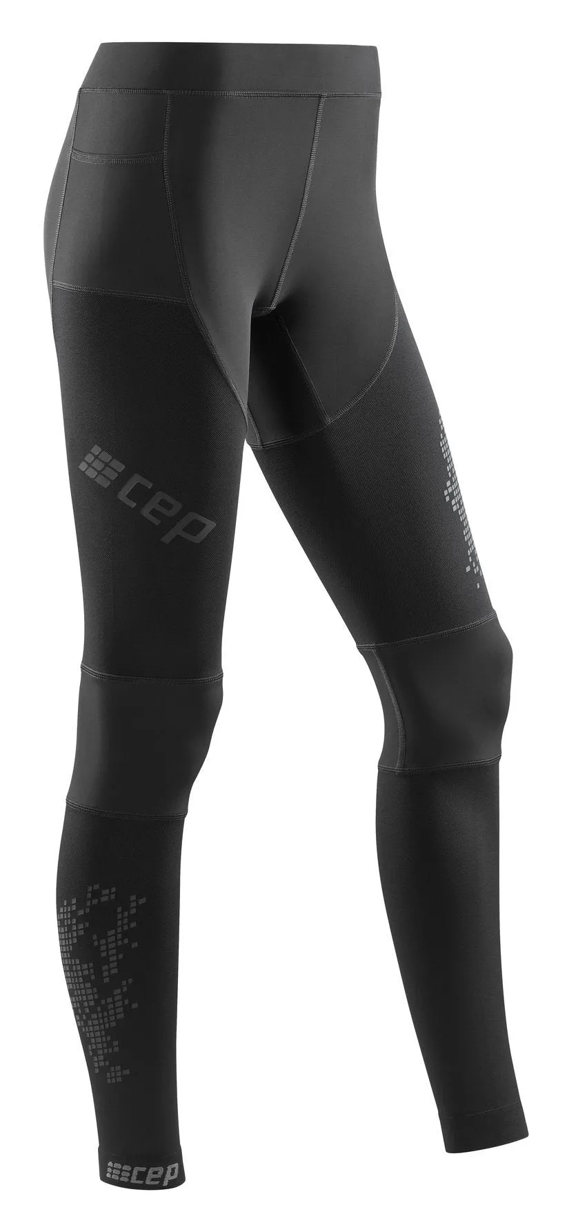 CEP | Compression Run Tights 3.0 | Men's | Black Thumb Hole Sleeve