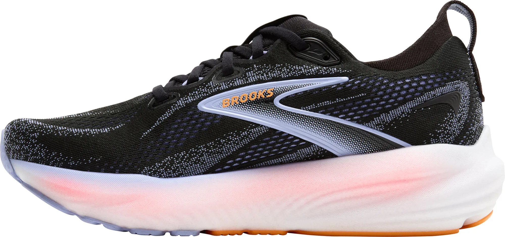 arch - support sole shoes matte shoes Brooks Glycerin 22 Womens Running Shoes - Black