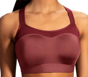 Lightweight Strap Brooks Dare Racerback Womens Sports Bra - Red