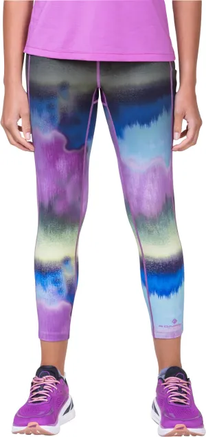 Ronhill Tech Gradient 7/8 Womens Running Tights - Black Outdoor Ready Comfortable Shape