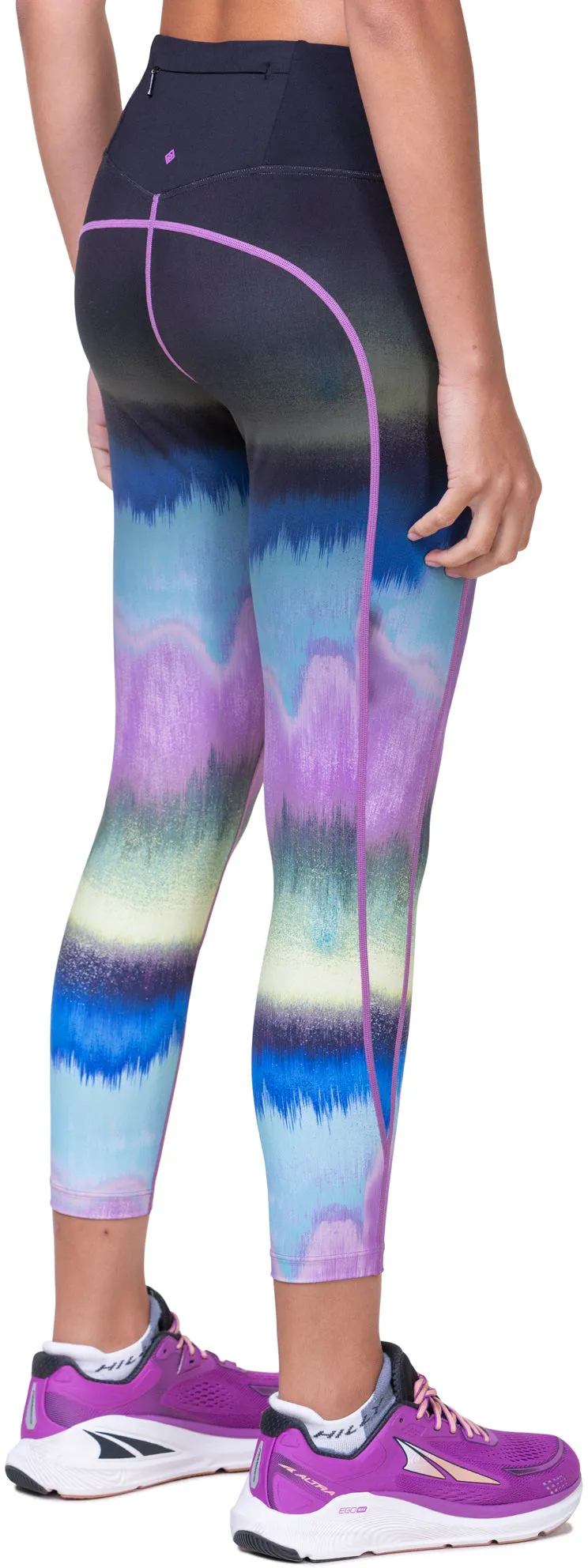 All Season Ronhill Tech Gradient 7/8 Womens Running Tights - Black