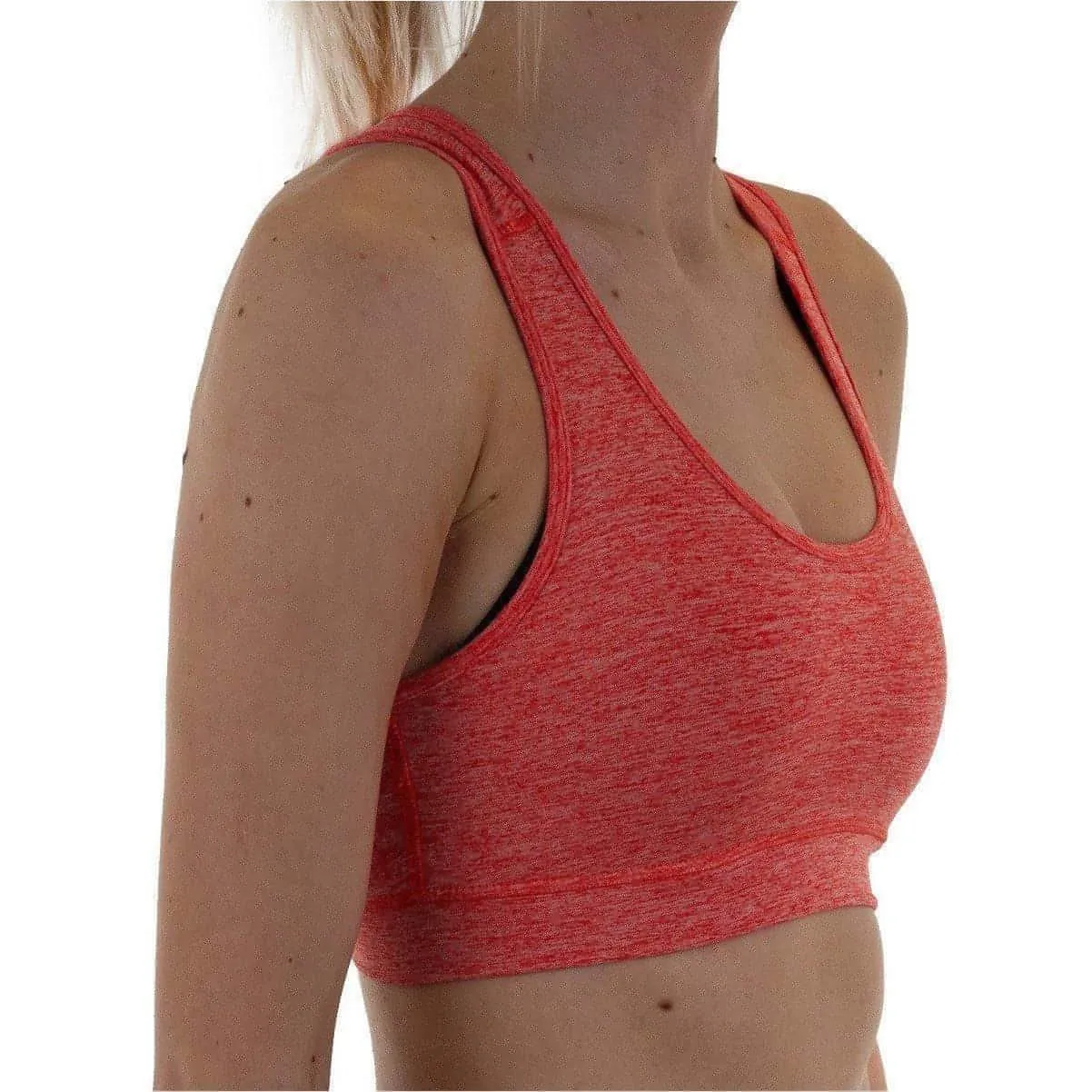 Secure Comfort More Mile Train To Run Womens Running Crop Top - Orange