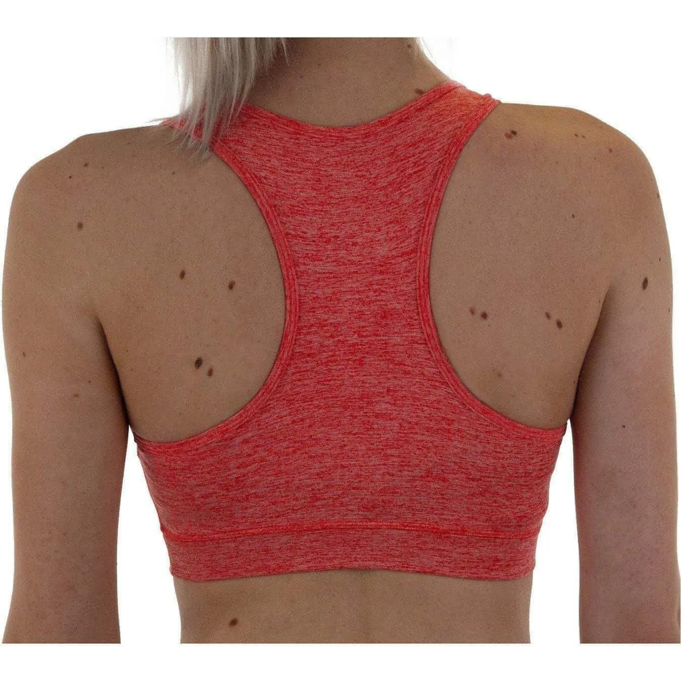 Wire-Free Comfort More Mile Train To Run Womens Running Crop Top - Orange