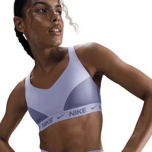 Embroidered Women's Indy High-Support Sports Bra Lilac Ice / Dusty Amethyst