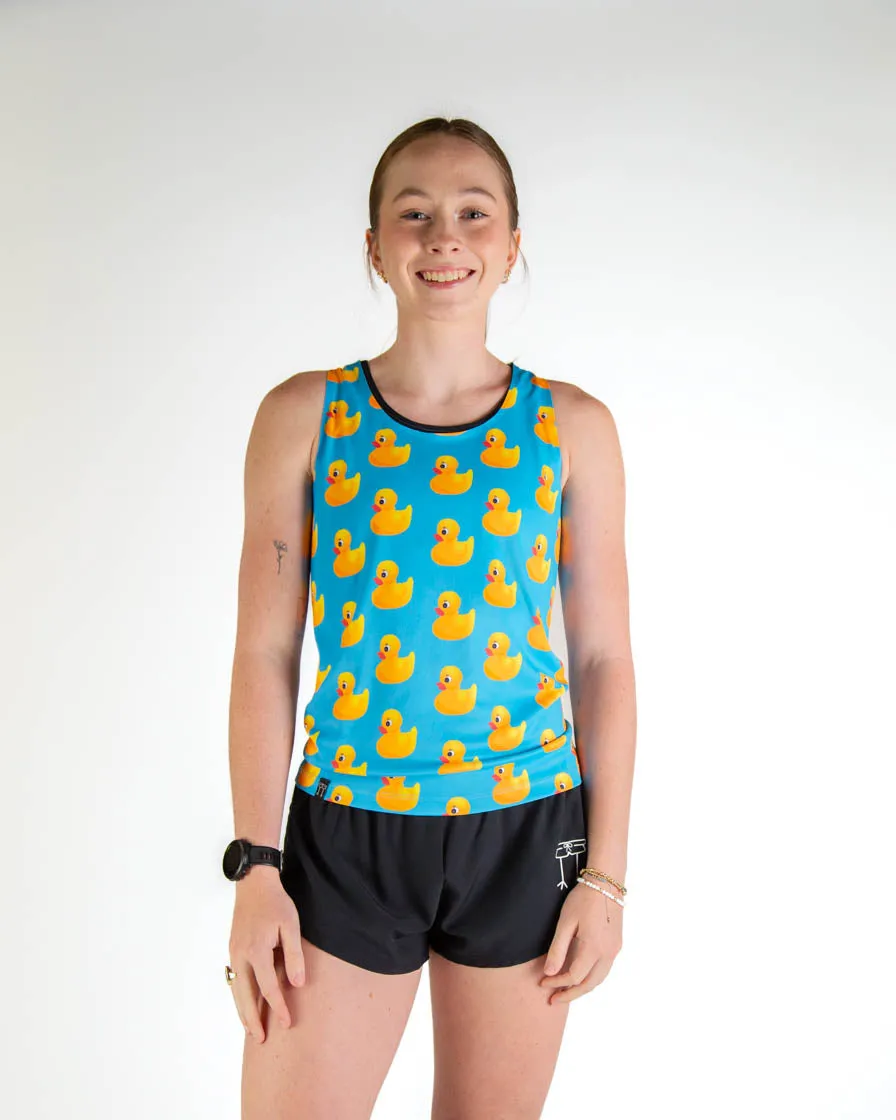 tall size Women's Rubber Ducky Performance Singlet Layered Breathability
