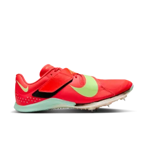 Unisex Air Zoom Long Jump Elite (600 - Bright Crimson/Washed Coral-Lime Blast) Sturdy Eyelets color - orange