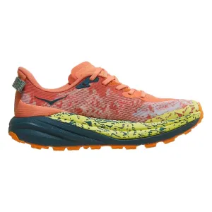 Women's Speedgoat 6 Trail Running Shoe - Feldspar/Blue Twilight - Regular (D) Asymmetric Lacing System Non Slip Pattern
