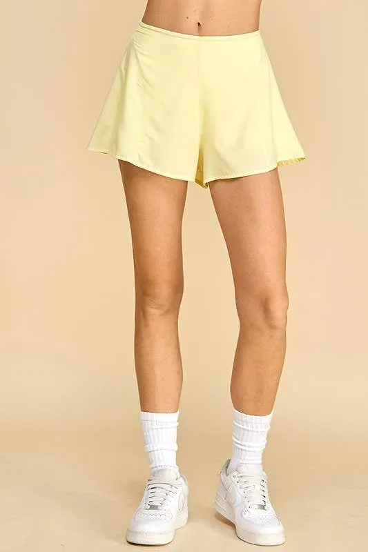 vest Butter Yellow Built-in Shorts