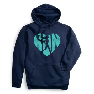 Statement Fleece Hoodie -  Love The Run Breathable Style Spring Glow