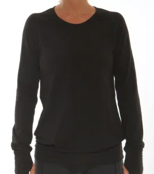 Beaded details Black Performance Lifestyle V-Neck Plus - size friendly