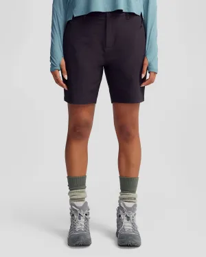 Soft Pants Adjustable Waistbands Women??s Ridge 7?? Shorts - Black Stingray