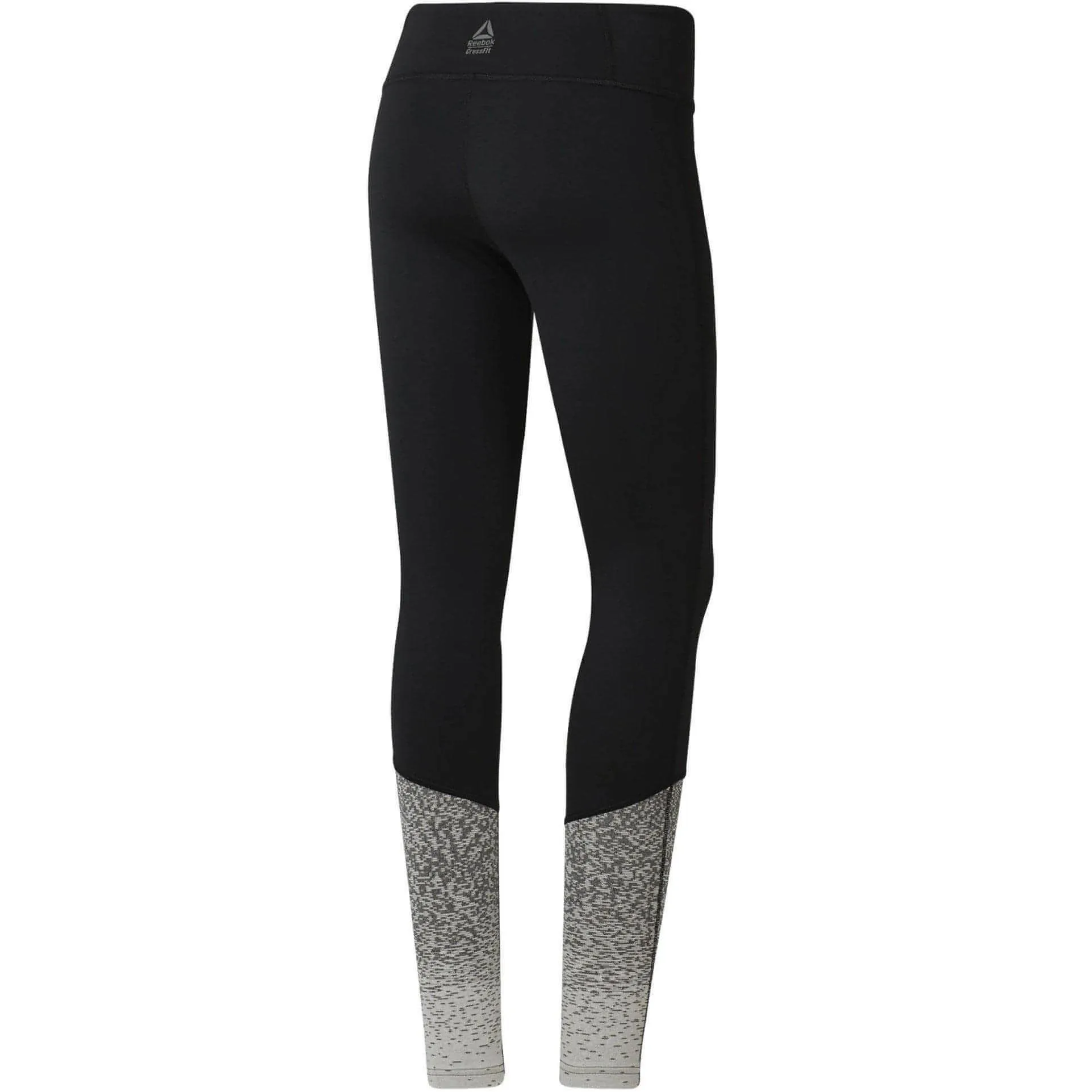 Reebok Lux Fade Womens Long Training Tights - Black Easy Flow sleek contour