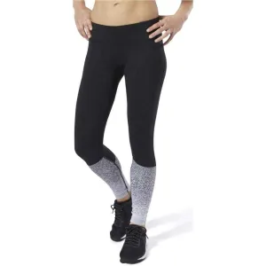 All-day Flex Travel Enthusiast Stretch Fit Reebok Lux Fade Womens Long Training Tights - Black