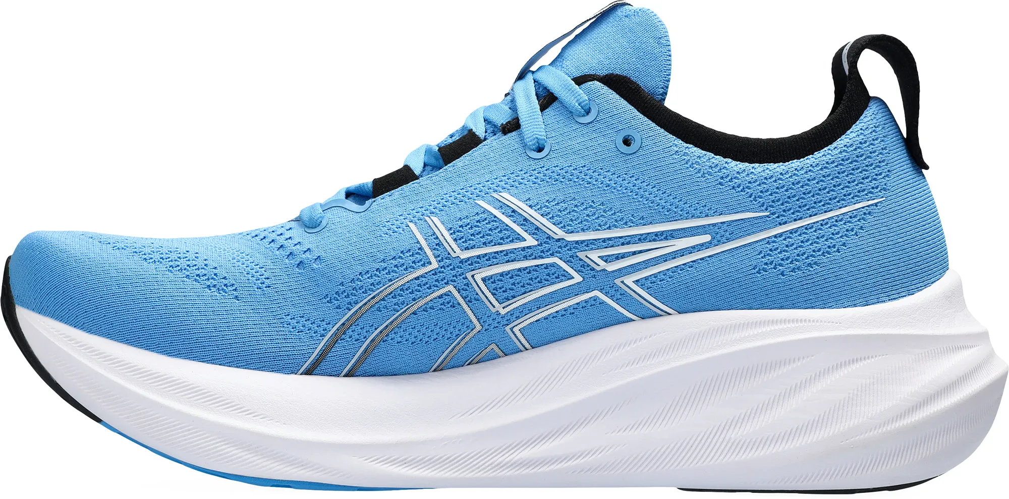 Mesh Lining cross - country runner's shoe opportunity Asics Gel Nimbus 26 Mens Running Shoes - Blue