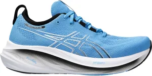athletic equipment blue running shoes Asics Gel Nimbus 26 Mens Running Shoes - Blue