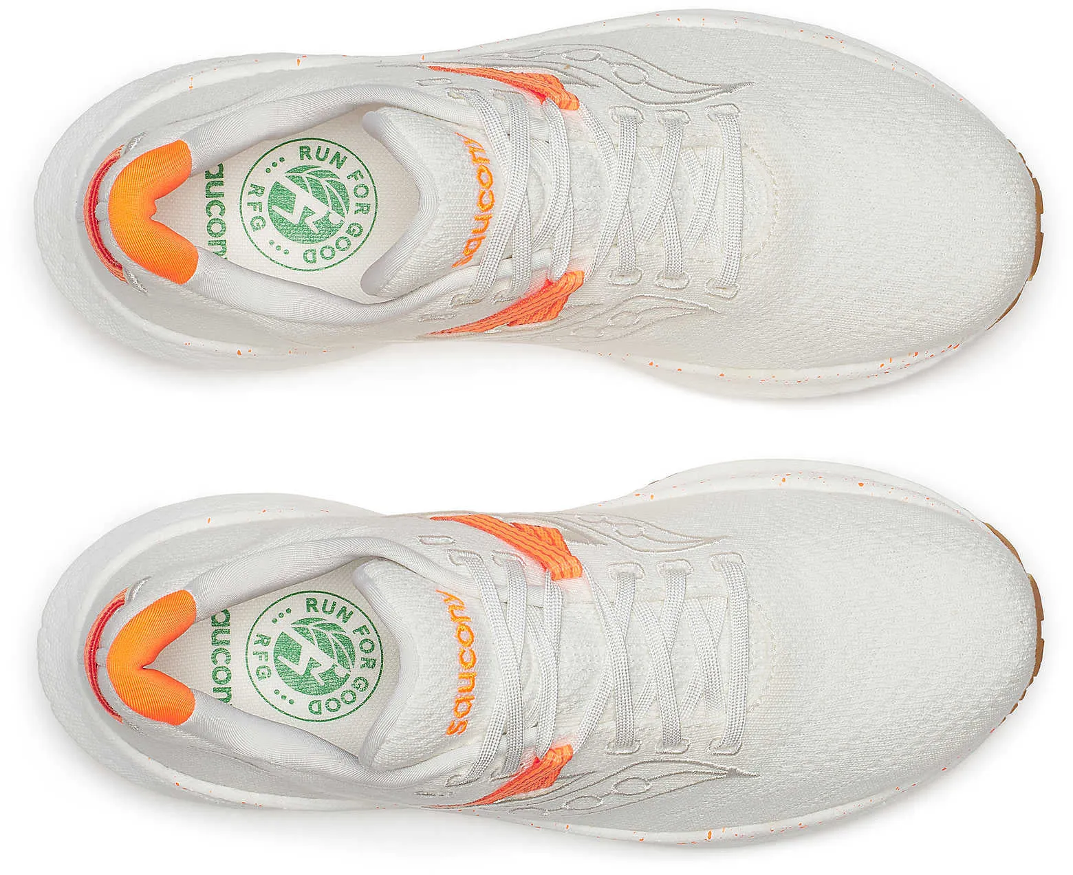 Saucony Triumph RFG Womens Running Shoes - White arctic - themed running option Non Slip Outsole