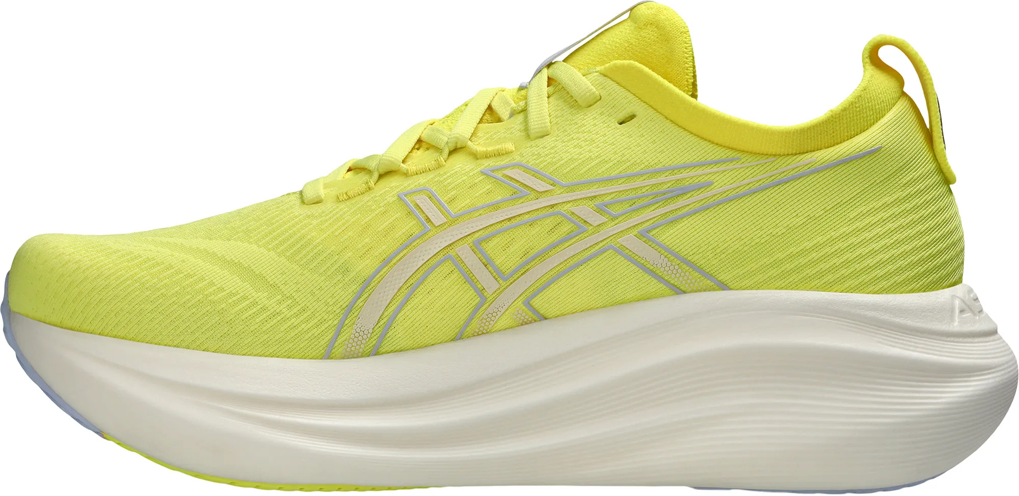 Asics Gel Nimbus 27 Mens Running Shoes - Yellow Short - distance