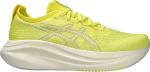 Ergonomic Build Eco Friendly Synthetic Fibers Asics Gel Nimbus 27 Mens Running Shoes - Yellow