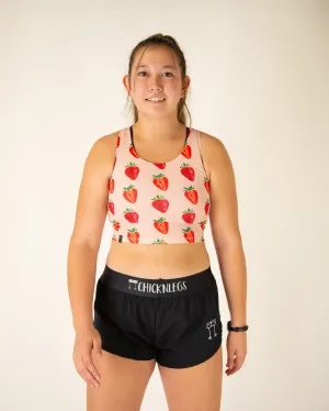 difficult to disassemble Strawberry Szn PWR Crop Top