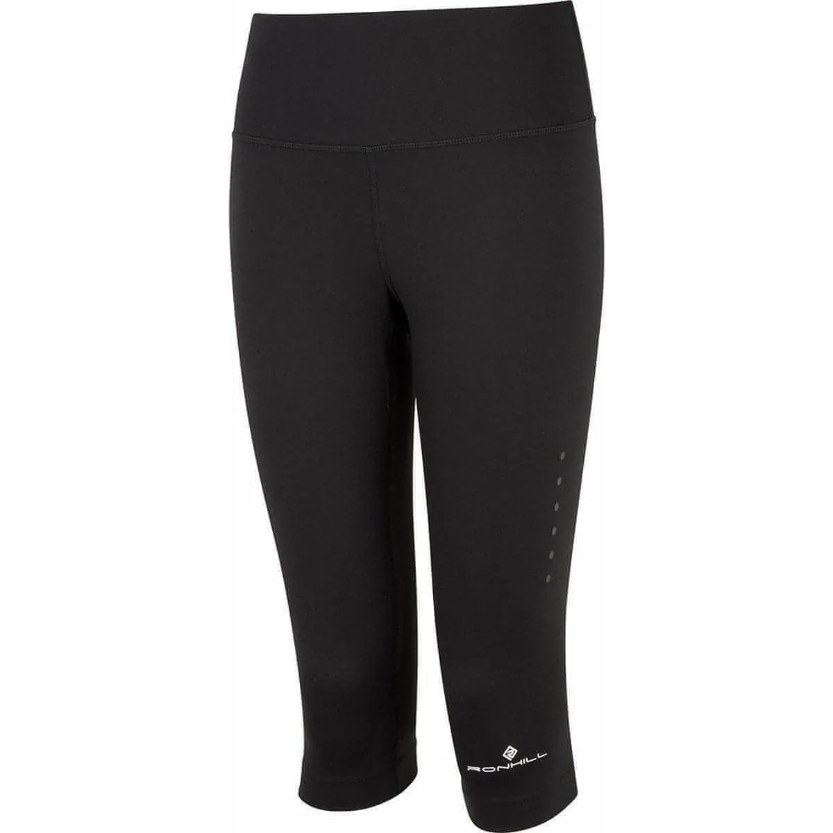Ronhill Core Womens 3/4 Capri Running Tights - Black Extra Soft Evening Walk