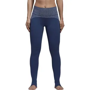 All-day Comfort Soft Waistband adidas Believe This High Rise Womens Long Yoga Tights - Blue