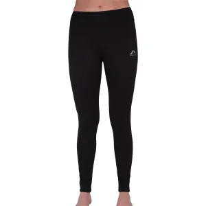 Body Shaping Travel Enthusiast More Mile Power Womens Long Running Tights - Black