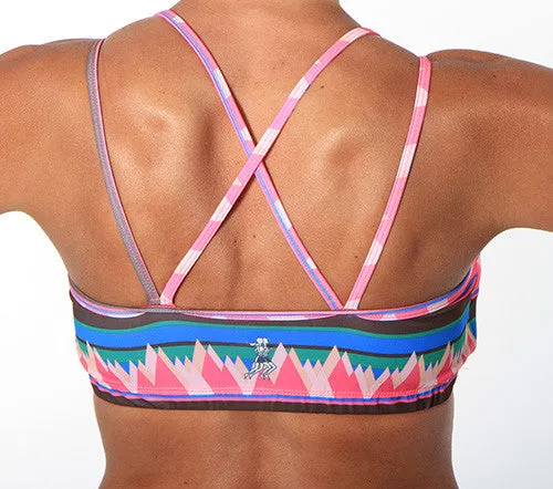 Sweat Guard Technology Summit Strappy Top Sports Bra
