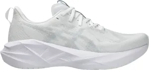 logo - debossed shoes Female runner Asics NovaBlast 5 Mens Running Shoes - White