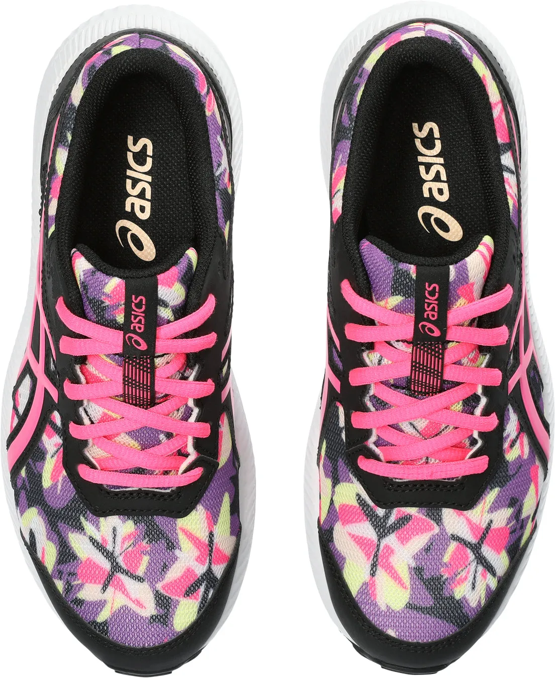 Asics Contend 8 GS Junior Running Shoes - Black Anti Slip Interior