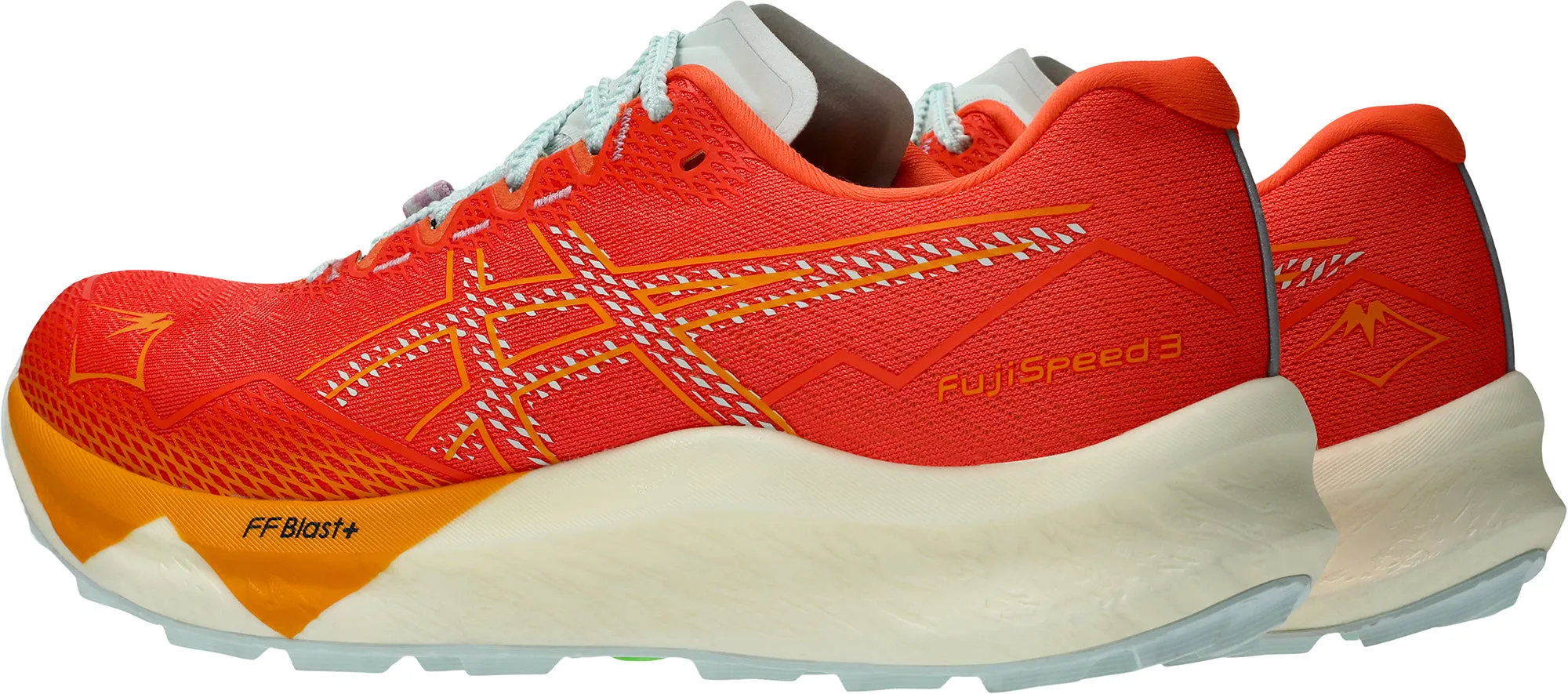 Torque Control Shank Vegan - friendly Asics FujiSpeed 3 Mens Trail Running Shoes - Red