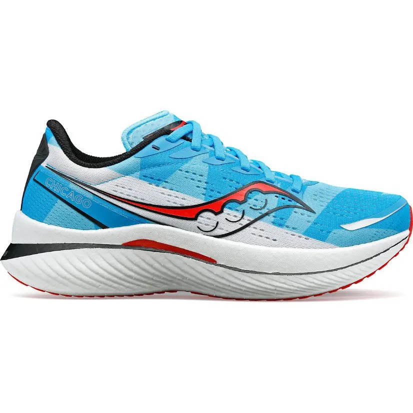 moisture - management running on concrete shoes Saucony Women's Endorphin Speed 3 (Chicago)