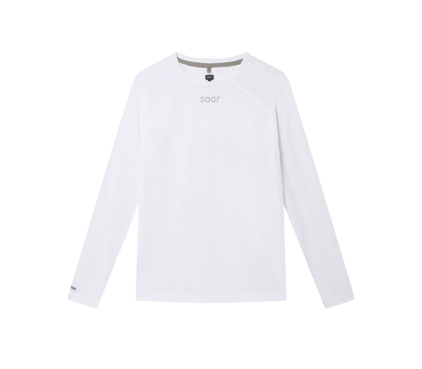 Women's Race Base | White Relaxed Armhole Cut Heat Transfer Printing