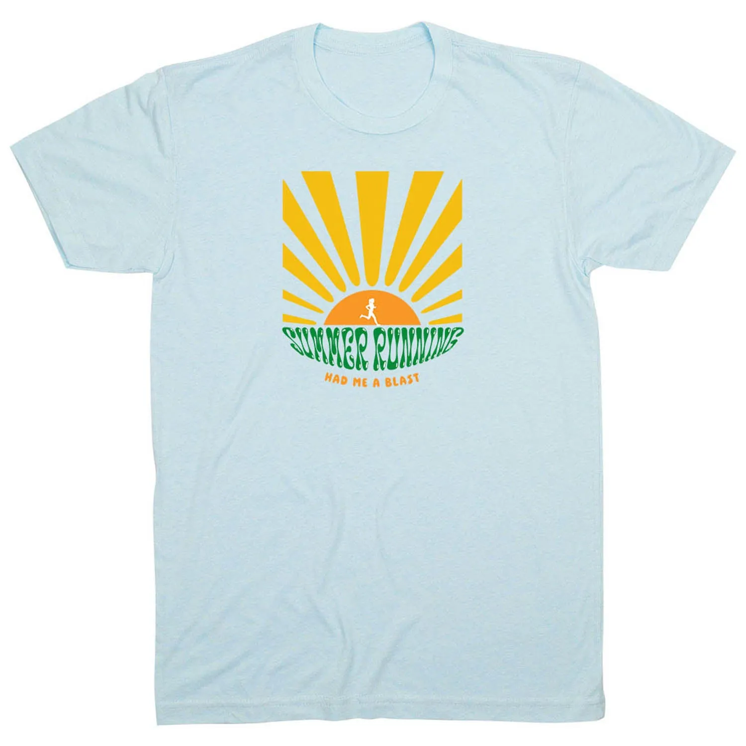 Natural Fiber Blend Running Short Sleeve T-Shirt - Summer Running Had Me A Blast