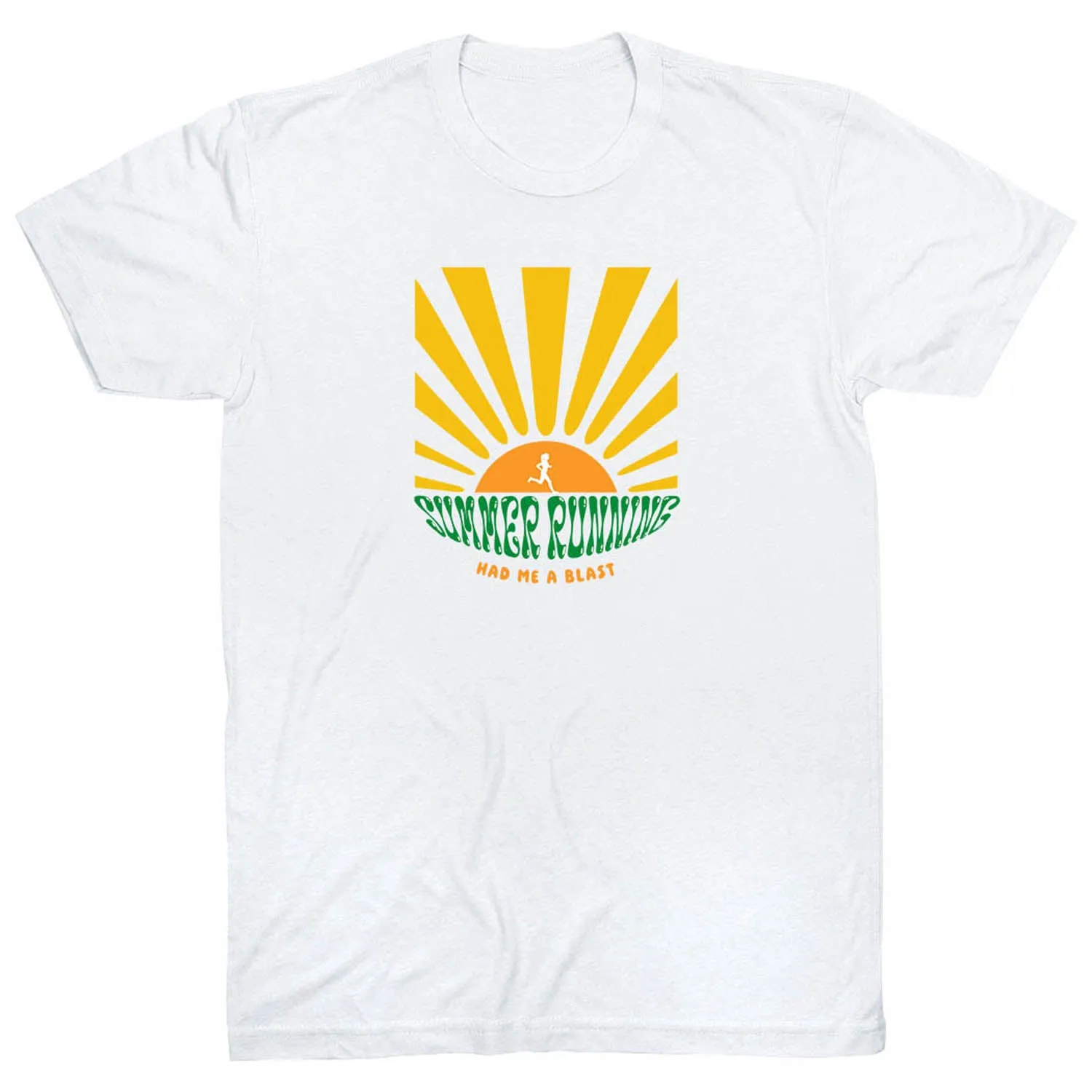Beach Wear Running Short Sleeve T-Shirt - Summer Running Had Me A Blast