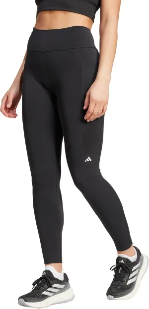 Non Irritating Fabric adidas Own The Run Womens Long Running Tights - Black