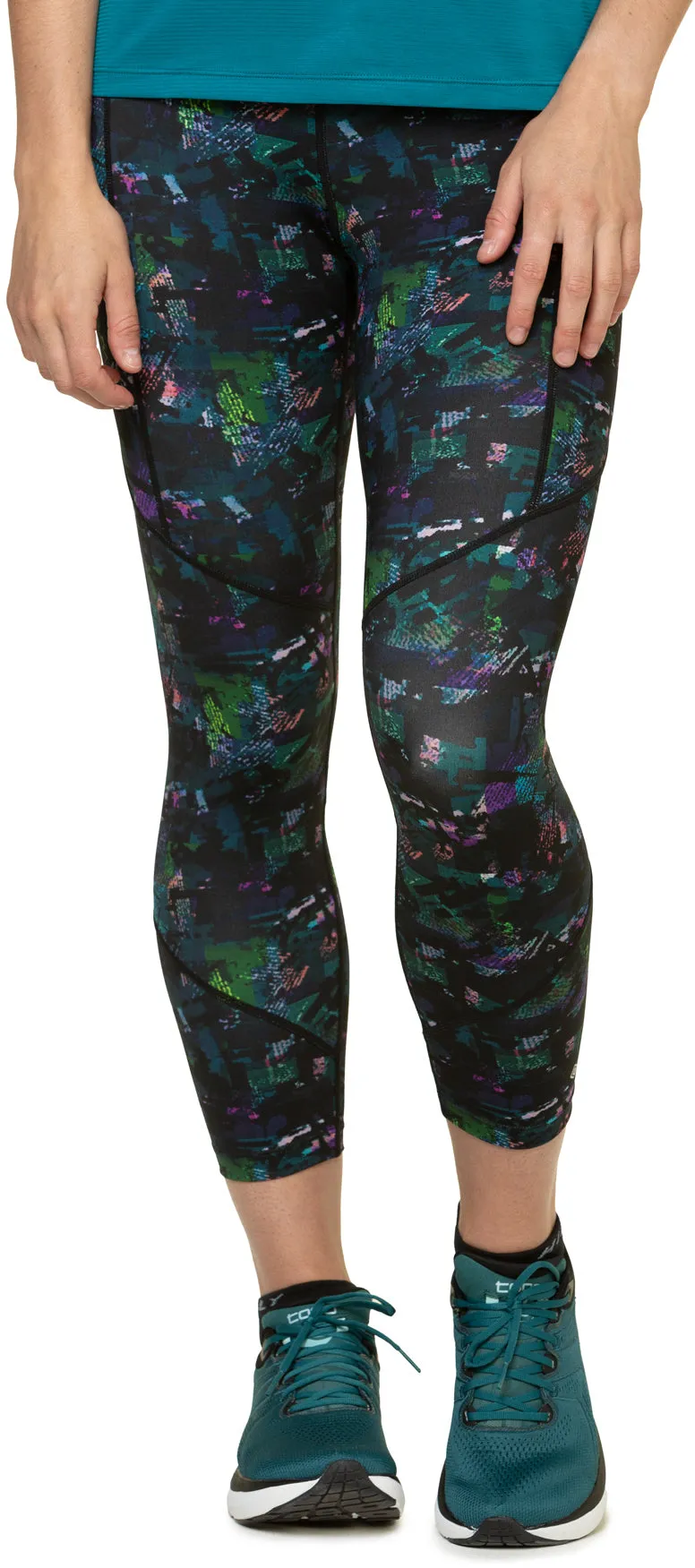 Unisex Style Daily Routine Casual Stretch Fit Ronhill Tech Womens 7/8 Running Tights - Black