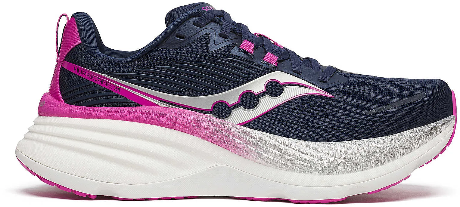 Body Mobility Saucony Hurricane 24 Womens Running Shoes - Blue