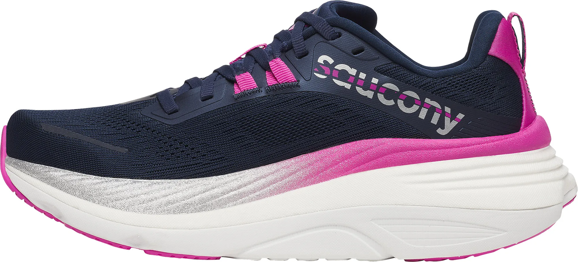political - event running wear kids Saucony Hurricane 24 Womens Running Shoes - Blue