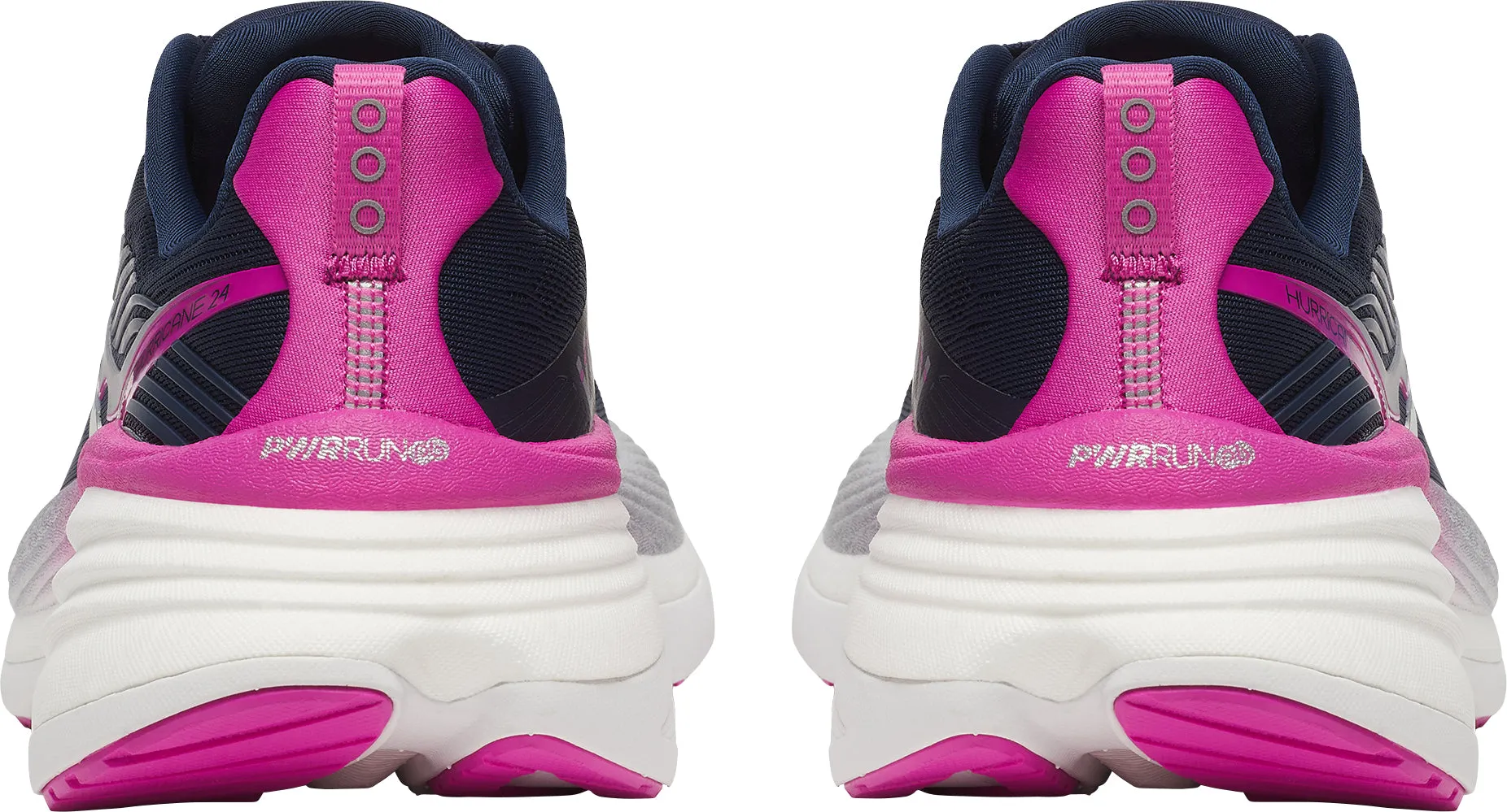 Saucony Hurricane 24 Womens Running Shoes - Blue All Surface Grip stretchable shoes