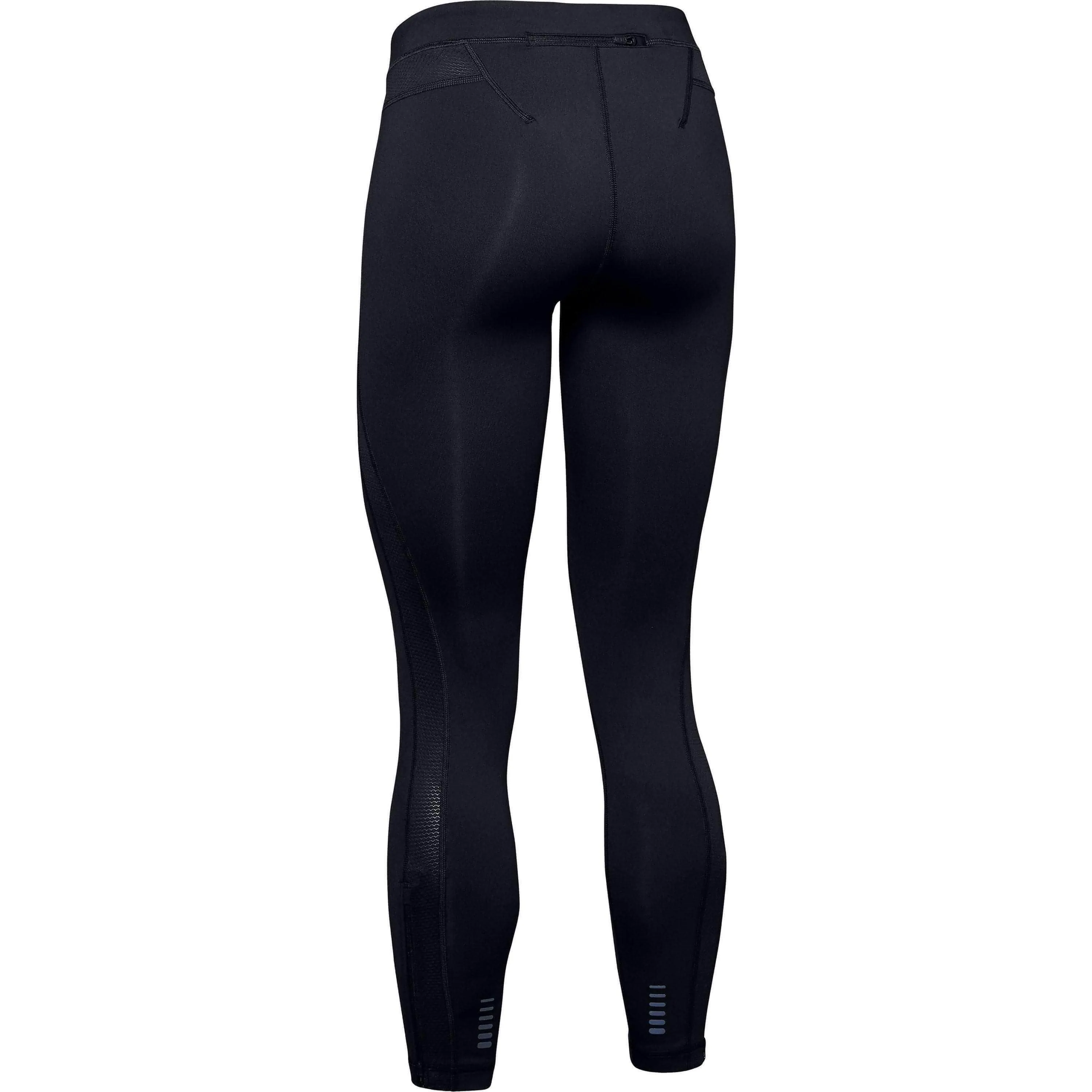 Under Armour HeatGear Rush Run Womens Long Running Tights - Black Fit Control