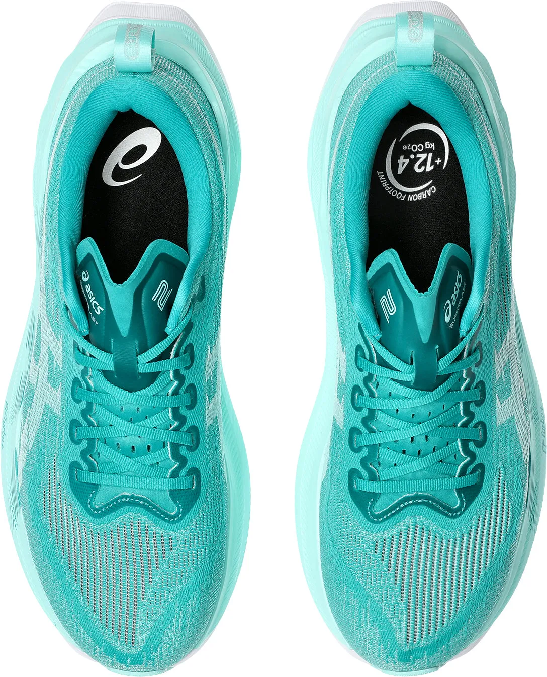 Asics SuperBlast 2 Mens Running Shoes - Green zip - up - feature shoes