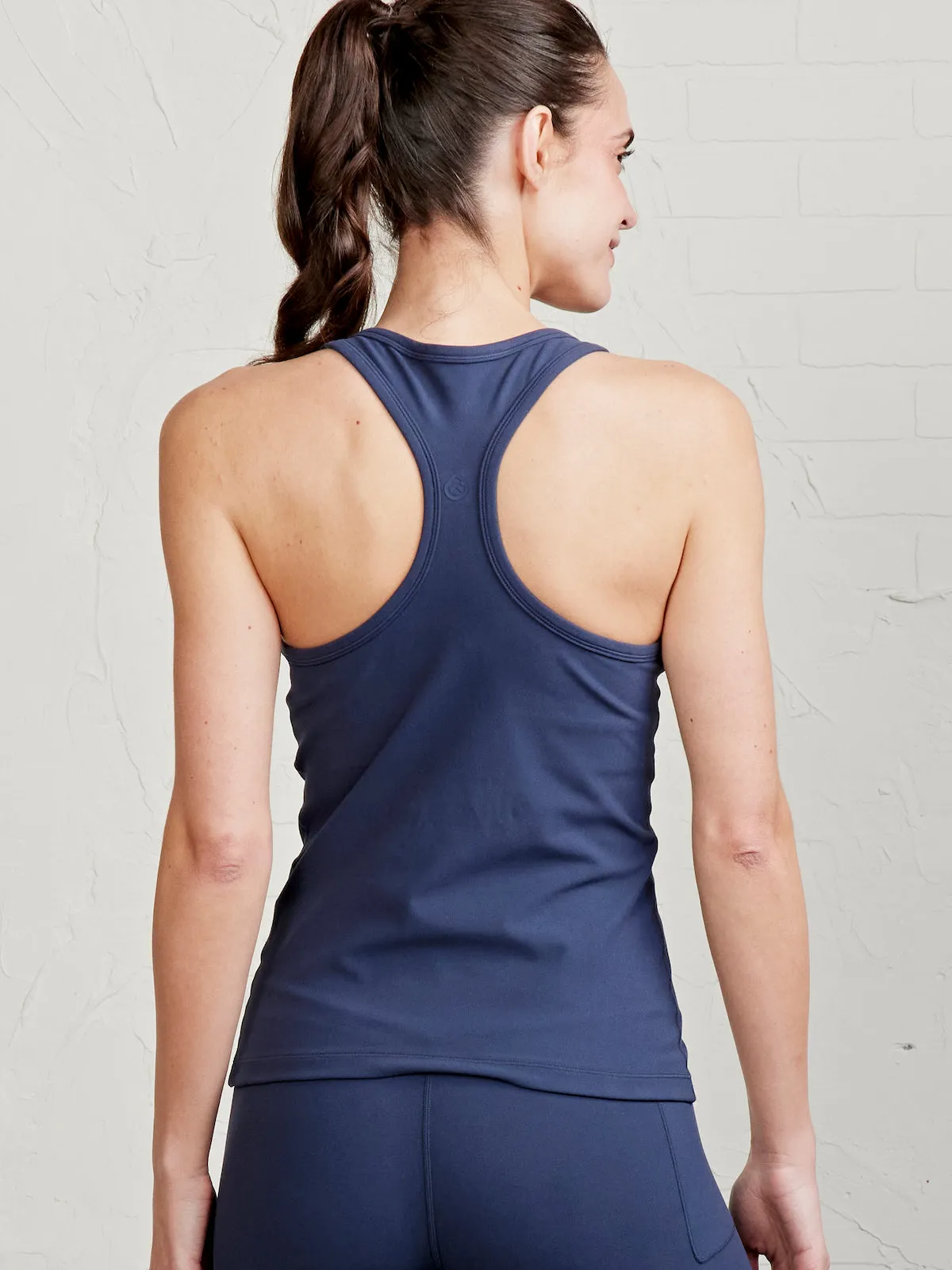 Rust - proof Sculptive Racer Back Tank with Built in Bra